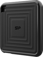 Портативный SSD-накопитель SP Silicon Power 512 ГБ, компактный карманный внешний твердотельный накопитель с интерфейсом USB 3.2 Gen 2, скорость передачи данных до 540 МБ/с, серия PC60. 1000022369
