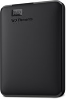 Внешний портативный жесткий диск Western Digital WD Elements 1 ТБ USB 3.0 — черный, WDBUZG0010BBK-WESN 1000022375