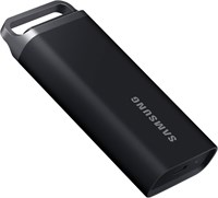Портативный SSD-накопитель SAMSUNG T5 EVO 4 ТБ, USB 3.2 Gen 1, скорость последовательного чтения до 460 МБ/с, для игр и создания контента, MU-PH4T0S/AM, черный. 1000022389
