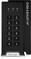 iStorage diskAshur M2 500GB — портативный SSD-накопитель с PIN-кодом, аппаратным шифрованием и интерфейсом USB 3.2 — сверхбыстрый — соответствует стандарту FIPS — прочный и портативный. 1000022408