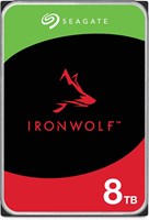 Жесткий диск Seagate IronWolf, 8 ТБ, для внутреннего корпоративного NAS-сервера – CMR 3,5 дюйма, SATA 6 ГБ/с, 7200 об/мин, кэш 256 МБ для RAID NAS – удобная упаковка (ST8000VNZ02) 1000022483