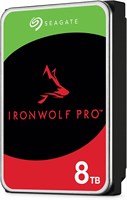 Внутренний жесткий диск Seagate IronWolf Pro, 8 ТБ, для корпоративного сетевого хранилища (NAS) – CMR 3,5 дюйма, SATA 6 Гбит/с, 7200 об/мин, кэш 256 МБ для RAID-массива (ST8000NT001) 1000022487