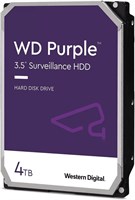 Жесткий диск WESTERN DIGITAL Purple WD43PURZ 4 ТБ Serial ATA III, 5400 об/мин, кэш 256 МБ, 3,5 дюйма. 1000022499