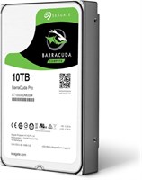 Внутренний жесткий диск Seagate 10 ТБ BarraCuda Pro 7200 об/мин SATA 6 ГБ/с 256 МБ кэш-памяти, 3,5 дюйма (ST10000DM0004) 1000022568
