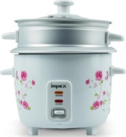 Электрическая рисоварка Impex RC 2805, 0,6 л, 350 Вт, барабанная, с алюминиевой внутренней кастрюлей. 1000022611