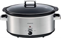 Мультиварка KENWOOD 6,5 л, рисоварка с 3 режимами нагрева (низкий, высокий и подогрев), сохраняет вкус, хорошо впитывает травы и специи, мясо становится невероятно нежным. SCM70.000SS Серебристый 1000022650