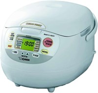 Рисоварка Zojirushi NS-ZAQ10/18 Micom – многофункциональная, с антипригарным покрытием внутренней чаши, автоматическим режимом поддержания температуры, японское качество. 1000022655