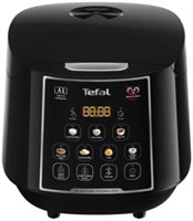 Рисоварка Tefal Easy Rice Max RK7378, 806 Вт, с технологией Fuzzy Logic и сферической чашей, объем 1,8 л, 12 программ приготовления, черная. 1000022676