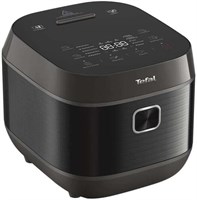 Рисоварка Tefal Delirice Plus RK776B, 750 Вт, с технологией Fuzzy Logic и сферическим чашем, объем 1,8 л, 14+3 программы приготовления, черная. 1000022696
