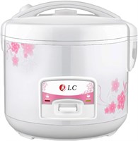Автоматическая рисоварка с антипригарным покрытием, функцией поддержания температуры, корзиной для приготовления на пару, ложкой и мерным стаканчиком (1 литр) 1000022732