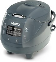 Электрическая рисоварка AGARO Imperial, внутренняя чаша с керамическим покрытием объемом 2 литра, паровая корзина, 8 предустановленных режимов приготовления, усовершенствованная нечеткая логика, функция поддержания температуры в течение 24 часов, вмещает 1000022768