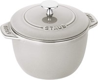 Staub 40501-401 La Cocotte de Gohan Campagne M 6,3 дюйма (16 см), рисоварка, 2 чашки, литая эмалированная кастрюля, совместима с индукционной плитой, рисоварка, La Cocotte de Gohan 1000022816