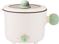 King Mariot | Мини-электрическая кастрюля – пищевой полипропилен и нержавеющая сталь, высокая тепловая эффективность и быстрое закипание | Компактная портативная плита 1000022818