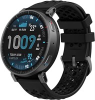 Умные часы Amazfit Active Max оснащены 1,5-дюймовым AMOLED-экраном, обладают временем автономной работы до 25 дней, поддерживают офлайн-карты, функцию NFC, GPS, 4 ГБ встроенной памяти, более 170 режимов тренировок, водонепроницаемость до 5 атмосфер, а так 1000022981