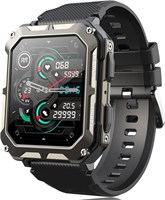 Мужские умные часы C20 Pro обладают 1,83-дюймовым HD-экраном, функцией мониторинга сердечного ритма и уровня кислорода в крови SpO?, более чем 20 режимами тренировок, защитой от воды и пыли по стандарту IP68, возможностью отслеживать сон, получать уведомл 1000022991