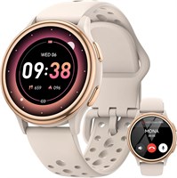 Браслет для фитнеса и смарт-часы предназначены для женщин и имеют диаметр 1,27 дюйма. Они обладают более чем 400 различными циферблатами, функцией звонков, отслеживанием женского здоровья, более чем 70 режимами тренировок, пульсометром, а также совместимы 1000023028