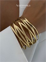 Женский аксессуар в виде манжеты на руку - это браслет 1000023092