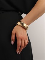 Широкий бижутерный женский браслет надевается на руку 1000023171