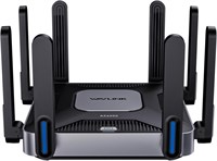 WAVLINK AX6000 Двухдиапазонный WiFi-роутер с 6 портами 2,5 ГГц, скоростью Wi-Fi 6000 Мбит/с, игровой WiFi-роутер для беспроводного доступа в Интернет, безопасность WPA3 и VPN для дома и бизнеса, большой радиус действия, компьютерные роутеры 1000023887