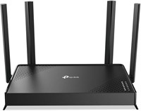 TP-Link Archer BE220, двухдиапазонный Wi-Fi 7 маршрутизатор BE3600, беспроводной маршрутизатор TP-Link BE3600 WiFi 7 с двухдиапазонной скоростью до 3,6 Гбит/с, полнодиапазонные гигабитные порты WAN/LAN, 4 внешние антенны, EasyMesh 1000023894