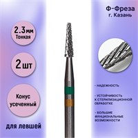 Фреза из твердого сплава 404902L-2 шт. предназначена для левшей и имеет номер РУ 500104198190023. Комплект насадок для аппаратного маникюра предназначен для опытных мастеров и имеет номер РЗН 2019/8245 1000024218