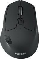 Беспроводная мышь Logitech M720 Triathlon, совместимая с различными устройствами, Bluetooth и 2,4 ГГц, с USB-приемником Unifying, разрешение 1000 DPI, 8 кнопок, срок службы батареи 24 месяца, подходит для ноутбуков/ПК/Mac/iPad OS — графитово-черный. 1000024345