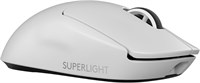 Беспроводная игровая мышь Logitech G PRO X SUPERLIGHT 2 SE, профессиональная мышь весом 60 г с 5 программируемыми кнопками, сенсором 44K DPI, IPS-матрицей 888+, частотой опроса 1 кГц, зарядкой через USB-C для ПК/Mac — белая. 1000024357