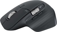 Logitech MX Master 3S — беспроводная высокопроизводительная мышь, сверхбыстрая прокрутка, эргономичная, 8K DPI, сэмплирование на стекле, тихие щелчки, Bluetooth, Windows, Linux, Chrome — графитовый цвет. 1000024399