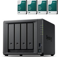 Сервер хранения Synology DiskStation DS925+ (4 отсека) + 4× HAT5310-20TB (80TB) Enterprise 7200RPM SATA + 16GB DDR4 ECC (D4ECSO-2666-16GB) 86518