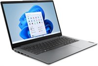 Этот ноутбук от Lenovo называется IdeaPad 1i и имеет 14-дюймовый экран. Внутри установлен процессор Intel Celeron N4500, 4 ГБ оперативной памяти и 128 ГБ eMMC. Также в комплекте идет лицензия на 12 месяцев на Microsoft 365 1000024426