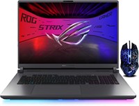 ASUS ROG Strix G18 (2025) - это игровой ноутбук с 18-дюймовым дисплеем 2.5K и частотой обновления 240 Гц. Он оснащен видеокартой NVIDIA GeForce RTX 5080, процессором Intel Core Ultra 9 275HX, 64 ГБ оперативной памяти DDR5, 8 ТБ накопителем SSD и поддержко 1000024498
