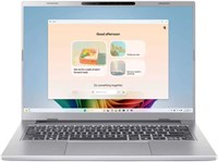Ноутбук Acer Aspire A14 AI оснащен восьмиядерным процессором Intel Core Ultra 7-256V 14-го поколения, который достигает частоты до 4,8 ГГц. Также у него имеется 16 ГБ оперативной памяти LPDDR5X, SSD-накопитель объемом 1 ТБ и графика Intel® Arc™ 140V. Дева 1000024504
