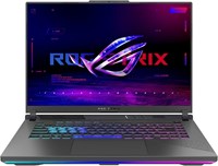 Геймерский ноутбук ASUS ROG Strix G16, выпущенный в 2025 году, имеет 16-дюймовый экран с разрешением 1920x1200 и частотой обновления 165 Гц. В его оснащении 16-ядерный процессор AMD Ryzen 9 9955HX, видеокарта NVIDIA GeForce RTX 5060, 32 ГБ оперативной пам 1000015126