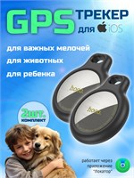 Для iPhone доступны два GPS трекера Hoco E91, предназначенных для использования в автомобиле, для животных и детей, а также два airtag 1000024663