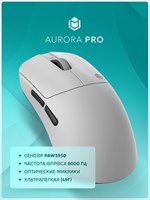 Белая беспроводная игровая мышь Aurora Pro от Red Square IO 1000025489