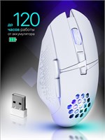 Беспроводная игровая мышь Defender Glory компьютерная с белым светодиодом LED 7D и разрешением 3200 dpi 1000025498