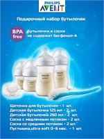 Набор для младенцев Philips Avent Natural Response SCD838/11 в качестве подарка для новорожденных 1000026148