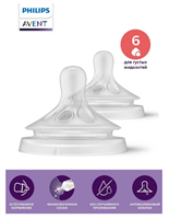 Соска для бутылочек Philips Avent Natural Response SCY966/02, 2 шт 88405