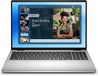Ноутбук Dell 16 DC, 16-дюймовый сенсорный IPS-экран WUXGA, 10-ядерный процессор Intel 5 120U, графика Intel, 8 ГБ DDR5, SSD-накопитель 512 ГБ, клавиатура с подсветкой, Wi-Fi 6E, камера 1080p FHD, Windows 11 Home. 1000026246