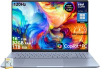 Ноутбук ASUS Vivobook S16 Copilot+ AI | 16-дюймовый OLED-дисплей 2.8k 120 Гц | Intel Core Ultra 9 285H | 32 ГБ ОЗУ | 1 ТБ SSD | RGB-подсветка | Подходит для творческих людей, дизайнеров, бизнесменов, профессионалов | Windows 11 Pro с DLCA-адаптером 1000026248