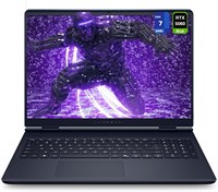 Игровой ноутбук Alienware 16 Aurora, Intel 7-240H, 32 ГБ оперативной памяти DDR5, SSD-накопитель PCIe 1 ТБ, 16-дюймовый дисплей WQXGA (2560x1600) 120 Гц, видеокарта Nvidia G-Force RTX 5060, клавиатура с подсветкой, Windows 11 Home, синий цвет. 1000026276
