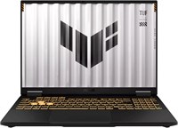 Ноутбук ASUS TUF Gaming F16 (2025), 16-дюймовый IPS-дисплей с разрешением 2.5K и частотой обновления 165 Гц, процессор Intel Core Ultra 9 275HX, 16 ГБ оперативной памяти DDR5, SSD-накопитель 1 ТБ, видеокарта NVIDIA GeForce RTX 5060 8 ГБ GDDR7, RGB-клавиат 1000026285