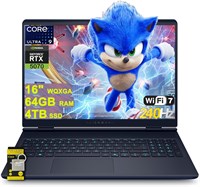 Игровой ноутбук Dell Alienware 16X Aurora с AI-процессором: 16-дюймовый QHD WQXGA (100% DCI-P3), 24-ядерный процессор Intel Ultra 9 275HX (до 13 дюймов), 64 ГБ ОЗУ, SSD 4 ТБ, GeForce RTX 5070, Thunderbolt, Wi-Fi 7, Windows 11, ICP Hub/Copilot AI PC. 1000026307