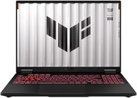 Ноутбук ASUS TUF Gaming A16, 16-дюймовый FHD+ дисплей 165 Гц, AMD Ryzen 7 260, NVIDIA GeForce RTX 5060 8 ГБ, 16 ГБ DDR5 ОЗУ, 512 ГБ PCIe 4.0 SSD, клавиатура Chiclet с RGB-подсветкой, Windows 11, цвет Jaegar Gray. 1000026308