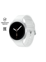 Samsung Galaxy Watch 8 LTE (РСТ) в серебристом цвете с диаметром 40 мм - это умные часы 1000026338