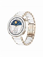 Умные часы HUAWEI Watch GT 5 Pro с диаметром 41 мм, выполненные в белом цвете из керамики 1000026345