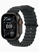Apple Watch Ultra 3 (2025) с диаметром 49 мм в черном титановом корпусе с черным ремешком Ocean, оснащенный GPS и Cellular - это умные часы 1000026405