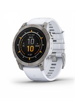 Смарт-часы Garmin EPIX PRO (GEN 2) SAPPHIRE EDITION с дисплеем AMOLED, размером 47 мм, доступны в белом цвете. 1000026581