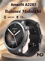 Умные наручные часы Amazfit A2287 в черном цвете Midnight Black. 1000026830