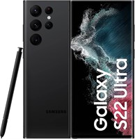 Черный Samsung Galaxy S22 Ultra SM-S908B имеет 17,3 см (6,8 дюйма) дисплей, два слота под SIM-карты, операционную систему Android 12, поддержку 5G и USB Type-C. Телефон оснащен 12 ГБ оперативной памяти и 256 ГБ встроенной памяти, а его аккумуляторная емко 1000026923